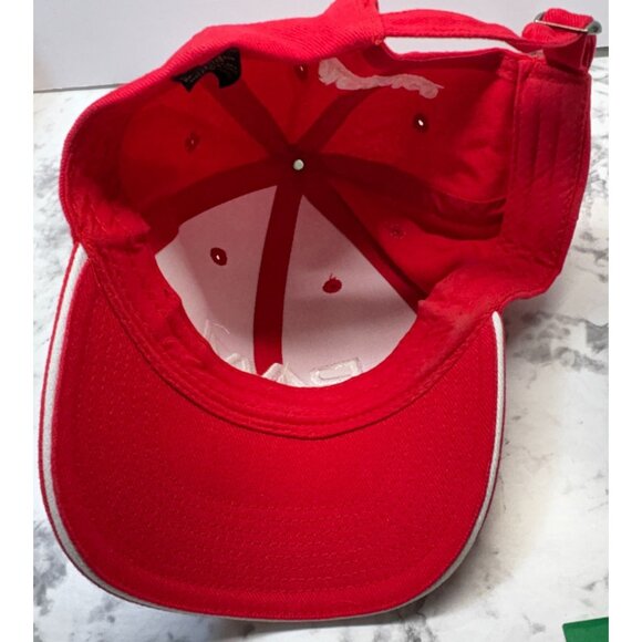 AC Delco PAM Racing Baseball Cap Hat Strapback Red Embroidered Logo Auto - Picture 3 of 8